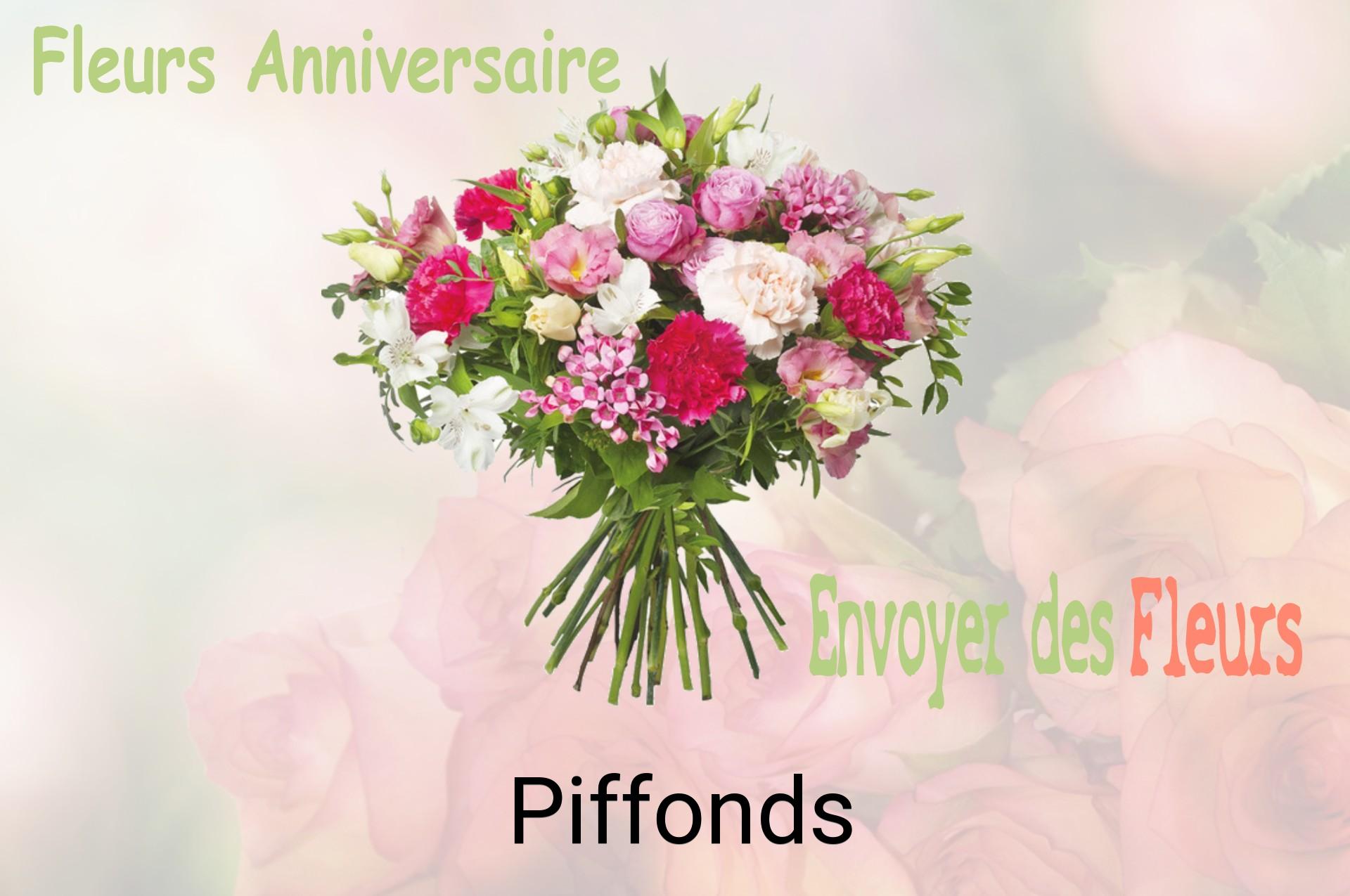 Bouquet de fleurs d’anniversaire livré à Piffonds