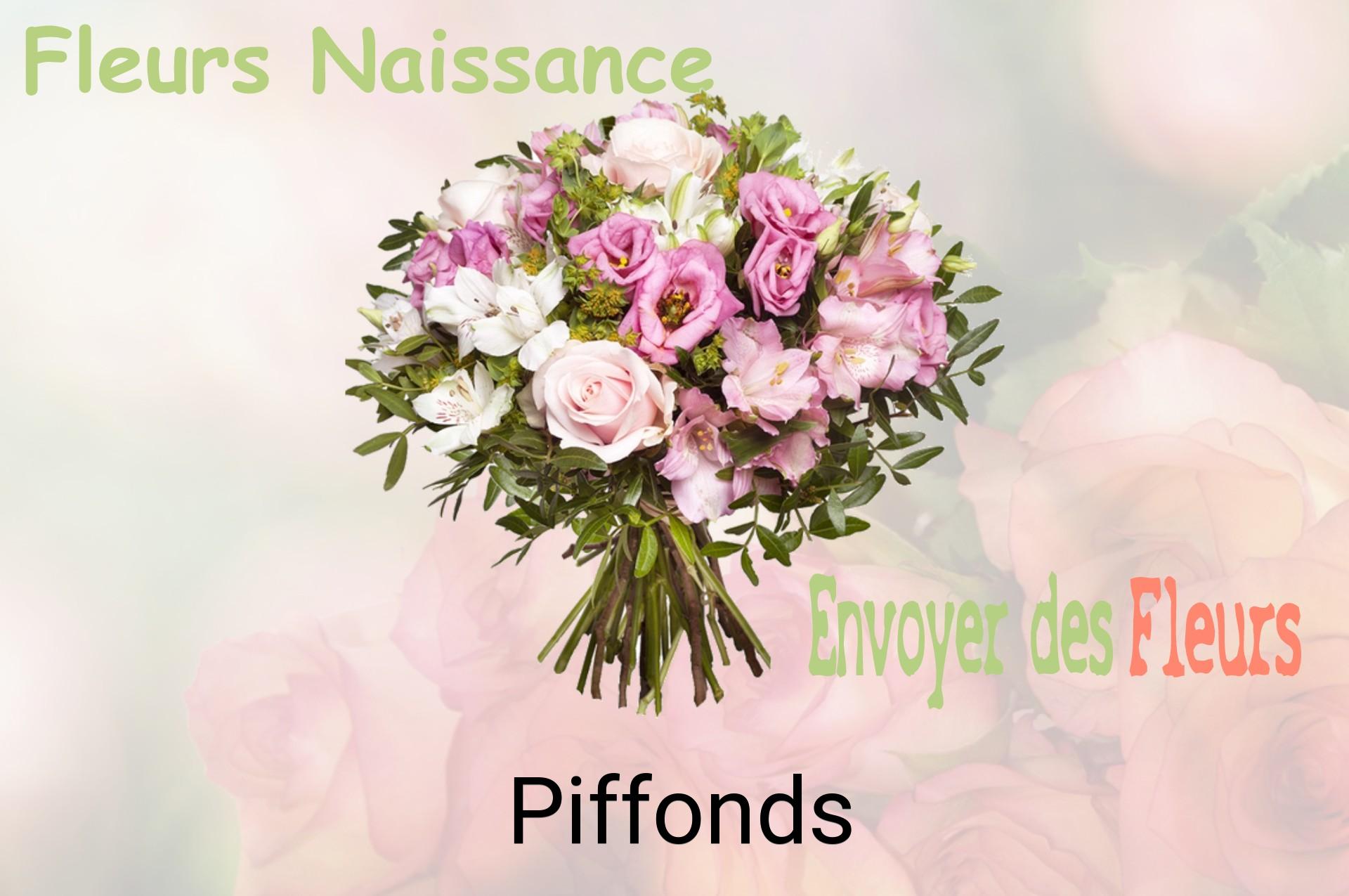 Bouquet de fleurs de naissance livré à Piffonds